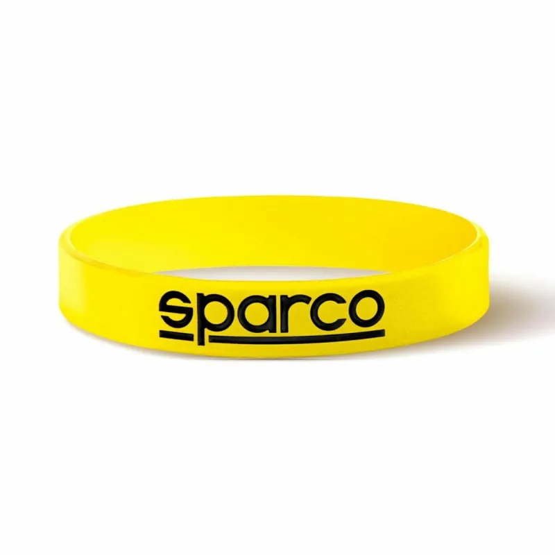 Miesten rannekorut Sparco S099093GI10 Silikoni 9 cm Keltainen (Yksi koko) (10 osaa)
