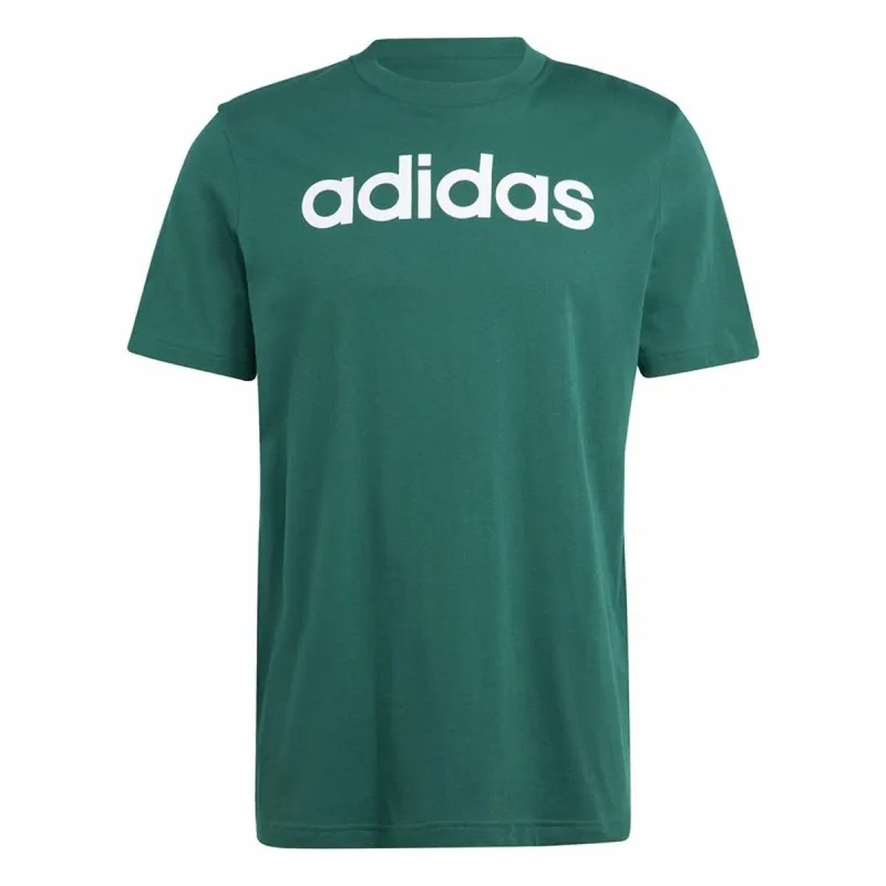 Футболка с коротким рукавом мужская Adidas Linear Sj Оливковое масло S