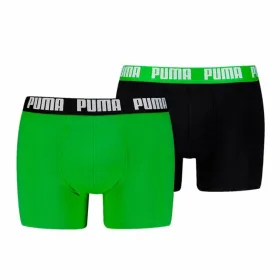 Men's Boxer Shorts Puma Everyday Basic 2P Black 2 Units