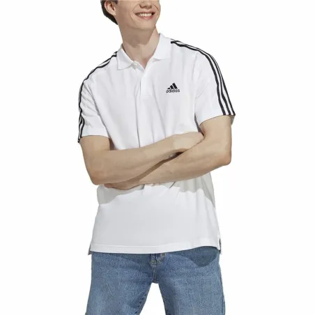 Поло с коротким рукавом мужское Adidas Essentials Белый XL