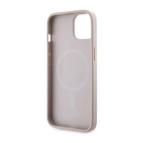 Guess GCube Stripes MagSafe - Case for iPhone 14 Plus (Pink)