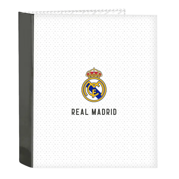 Ring binder Real Madrid C.F. 24/25 White Grey A4 27 x 33 x 6 cm