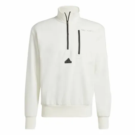 Толстовка без капюшона Adidas City Es e Fleece Half-Zip Белый XXL