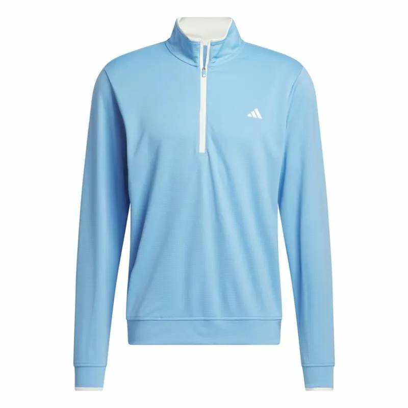 Sporta Krekls bez Kapuča Adidas Lightweight Half-Zip Zils Ūdens L