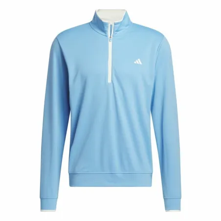 Dressipluus ilma kapuutsita Adidas Lightweight Half-Zip Sinine Vesi L