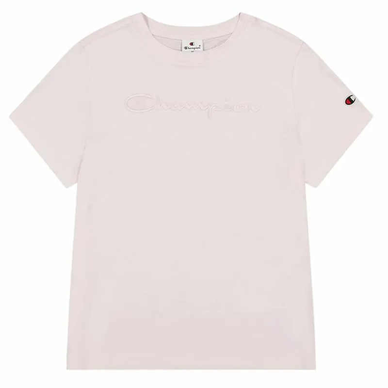 Moteriški marškinėliai su trumpomis rankovėmis Champion Crewneck (XS)