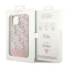 Guess GCube Stripes MagSafe - Case for iPhone 14 Plus (Pink)