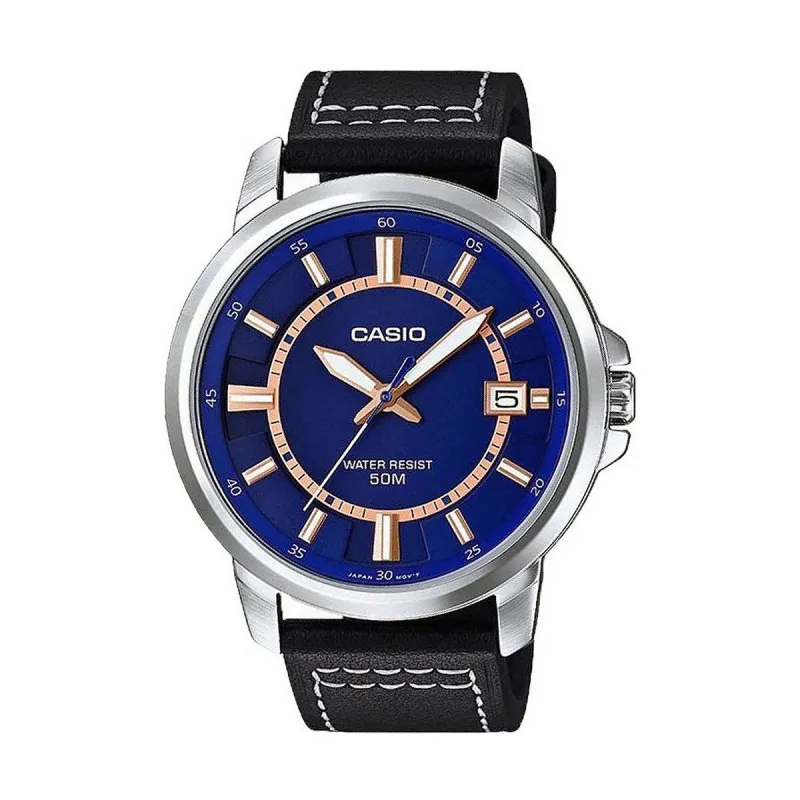 Miesten rannekellot Casio ENTICER GENT Musta (Ø 47 mm)
