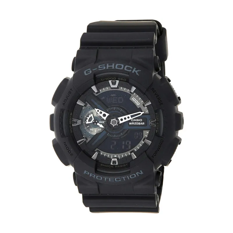 Vīriešu Pulkstenis Casio G-Shock CLASSIC Melns Sudrabains (Ø 55 mm)