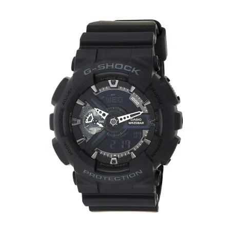 Vīriešu Pulkstenis Casio G-Shock CLASSIC Melns Sudrabains (Ø 55 mm)