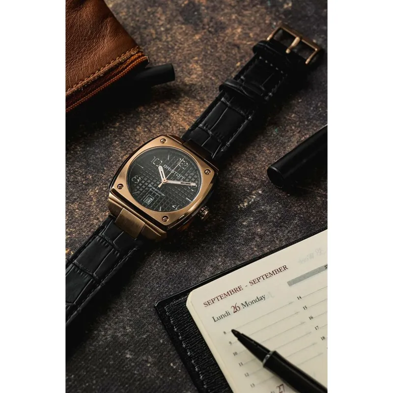Laikrodis vyrams Briston 23640.SPRG.T.1.LAB Juoda