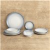 Deep Plate Bidasoa Lea Hydrozero White Ceramic Ø 23 cm (6 Units)