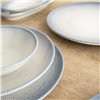 Deep Plate Bidasoa Lea Hydrozero White Ceramic Ø 23 cm (6 Units)