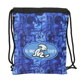 Backpack with Strings El Niño Roller Blue Black 35 x 40 x 1 cm