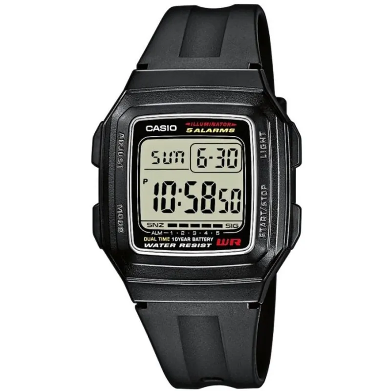 Unisex Pulkstenis Casio F-201WA-1A (Ø 34 mm)