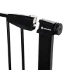 Drošības vārtu spiediena barjera kāpnēm Springos SG0002BC 75-124 cm melnas