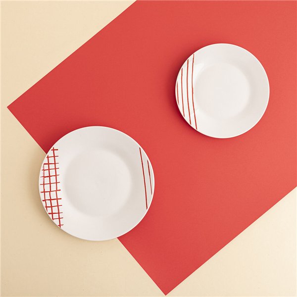 Tableware Quid Kansas Red Ceramic 18 Pieces