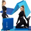 Foldable gym mat Springos FA0063, 180 cm, blue