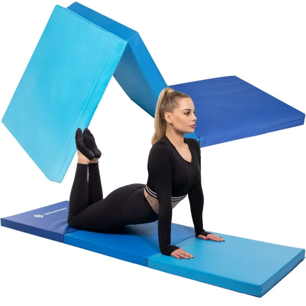 Kokkupandav võimlemismatt Springos FA0063, 180 cm, sinine