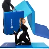 Taitettava jumppamatto Springos FA0063, 180 cm, sininen