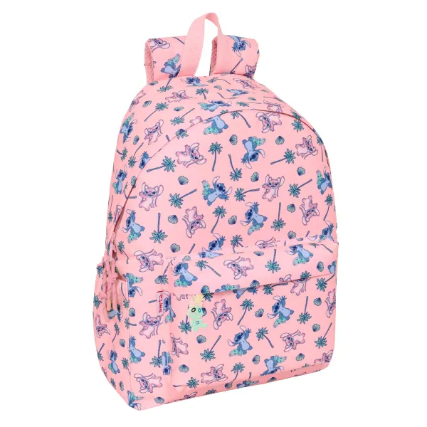 Kannettavan reppu Lilo & Stitch Beach Pinkki