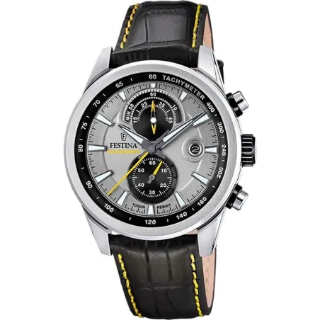 Laikrodis vyrams Festina F20695/4 Juoda Pilka