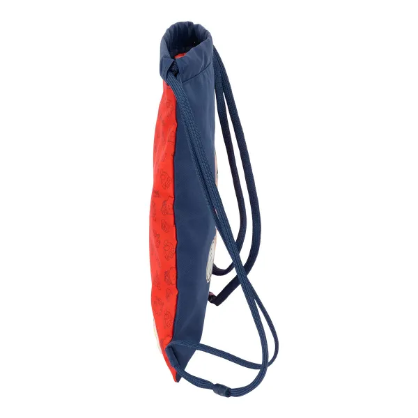 Backpack with Strings Super Mario Trick Red Dark blue 26 x 34 x 1 cm