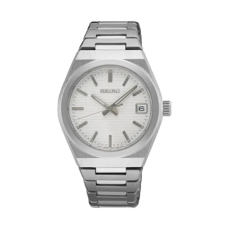 Vīriešu Pulkstenis Seiko SUR573P1 Sudrabains (Ø 34 mm)