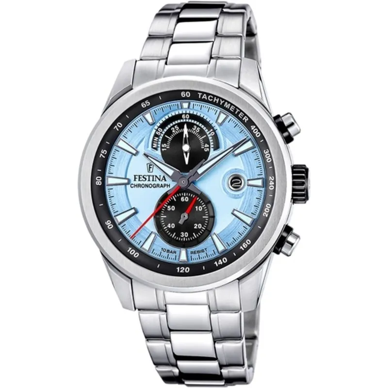Vīriešu Pulkstenis Festina F20694/2 Sudrabains