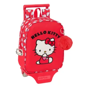 Kooliseljakott Hello Kitty Iconic Valge Punane 22 x 27 x 10 cm