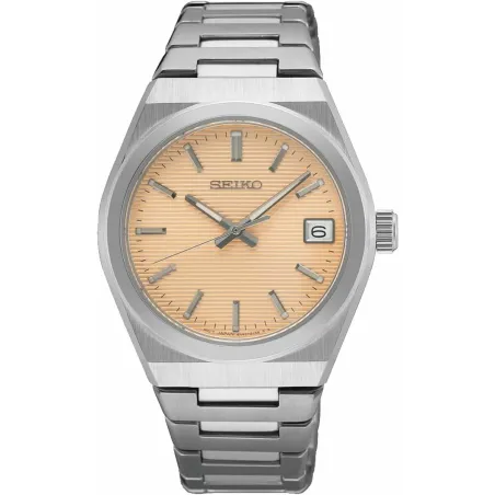 Meeste Kell Seiko SUR577P1 Kuldne Hõbedane (Ø 34 mm)