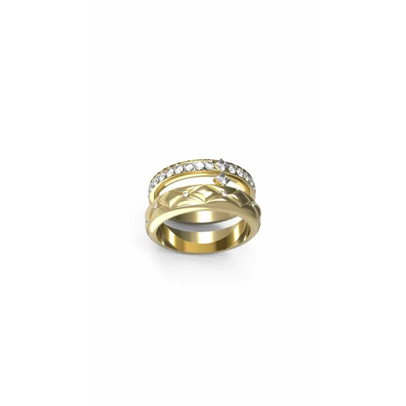 Женские кольца Guess JUBR04586JWYG52 12 Позолоченный