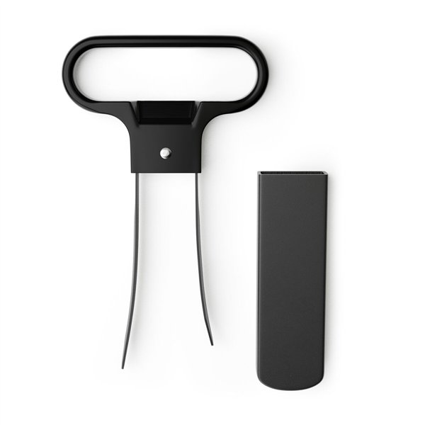 Bottle opener Koala Basic Black Metal 11 x 6,5 x 1 cm (12 Units)