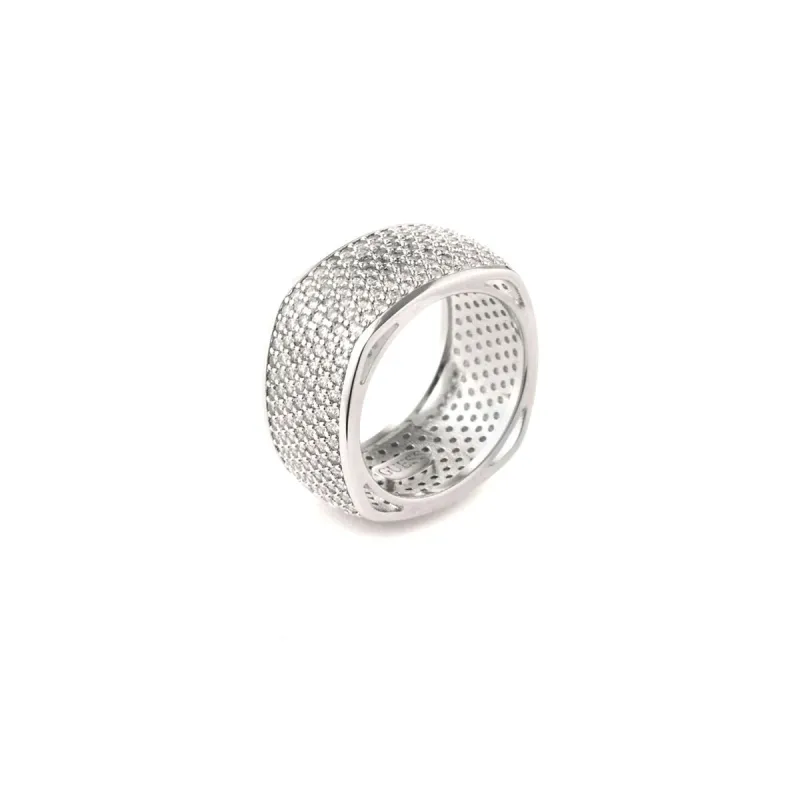 Naisten sormus Guess JUBR04674JWRH52 Hopeinen 12