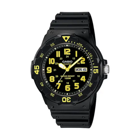Laikrodis vyrams Casio DIVER 100M Geltona Juoda (Ø 44,5 mm)
