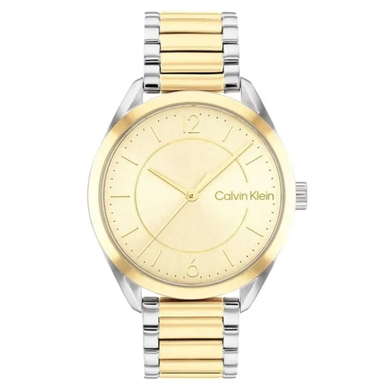 Мужские часы Calvin Klein 25200192 Позолоченный (Ø 30 mm)