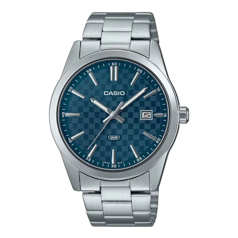 Vīriešu Pulkstenis Casio DATE CARBON LOOK DIAL - PETROL BLUE (Ø 41 mm)