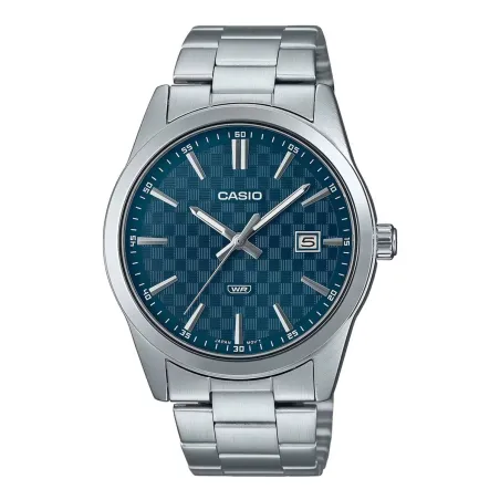 Vīriešu Pulkstenis Casio DATE CARBON LOOK DIAL - PETROL BLUE (Ø 41 mm)