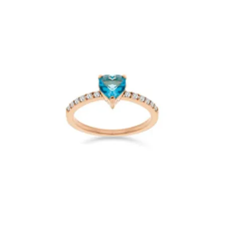 Ladies' Ring LIU JO LJ2440M18 18 Rose gold Blue
