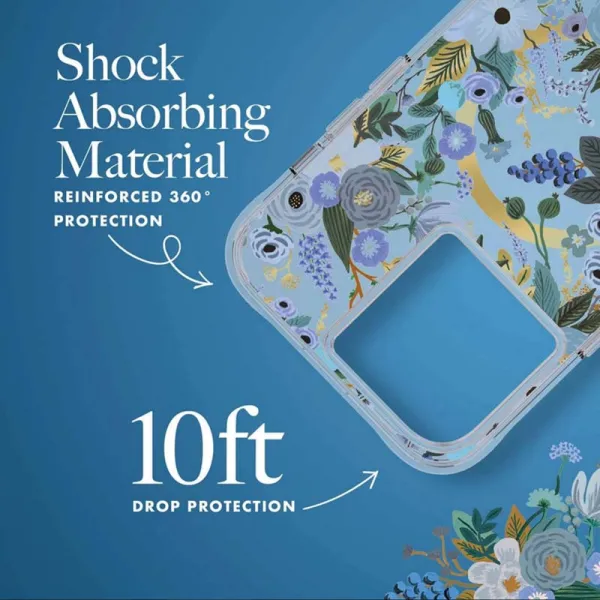 Rifle Paper Clear MagSafe - Case for iPhone 14 Pro Max (Garden Party Blue)