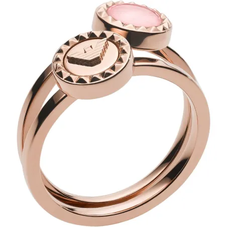Sieviešu Gredzens Emporio Armani EGS2694221505 Rozā zelts
