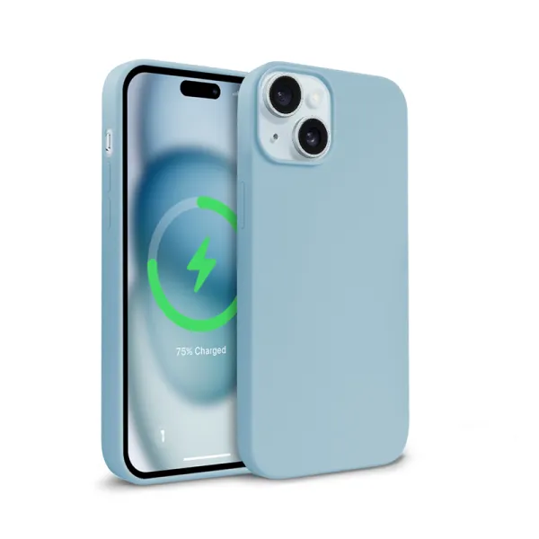 Crong Color Cover Magnetic - iPhone 15 MagSafe Case (Blue)