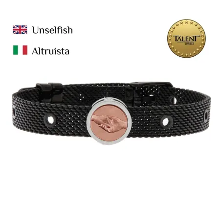 Unisex rannekorut Unselfish Talent Jewels TJA-5-01-02-2-235 Musta