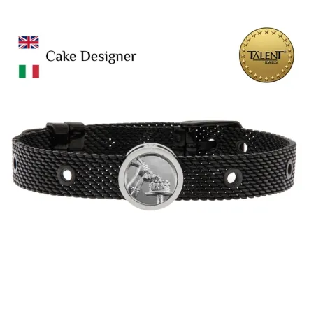 Браслеты унисекс Cake Designer Talent Jewels TJA-3-04-03-2-235 Чёрный