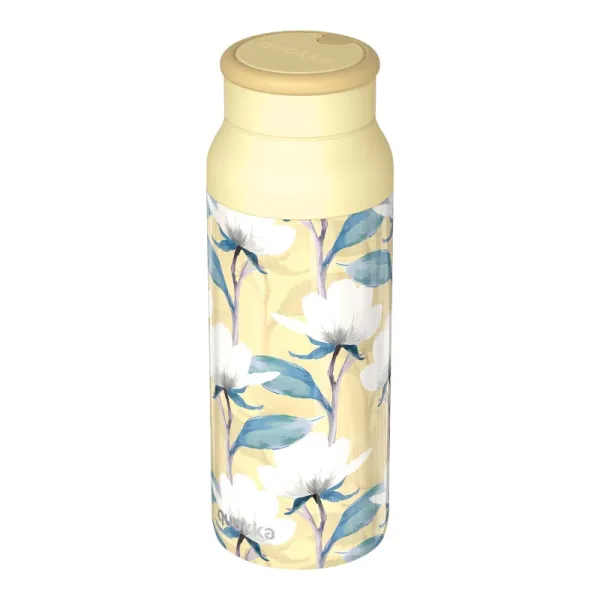 Quokka Echo - 690 ml Stainless Steel Bottle with Silicone Handle (Magnolia)