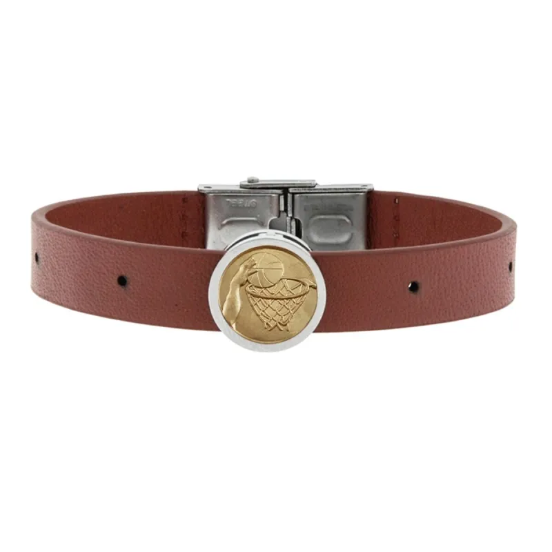 Miesten rannekorut Talent Jewels TJA-1-02-01-4-2 Ruskea