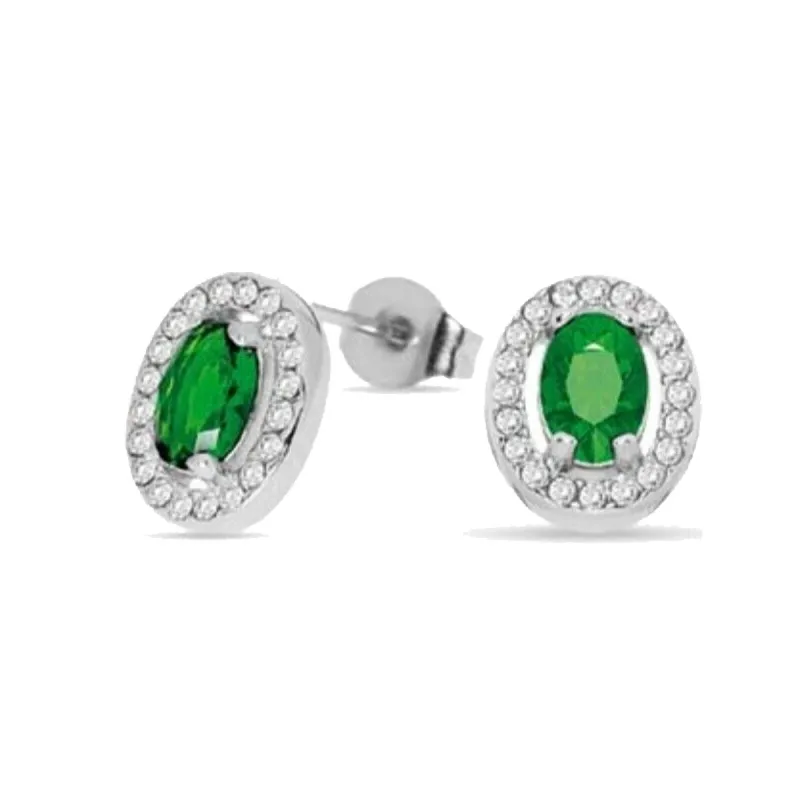 Женские серьги LIU JO LJ2298 Серебристый Зеленый
