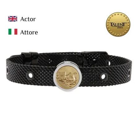 Unisex Aproce Actor Talent Jewels TJA-3-01-01-2-235 Melns