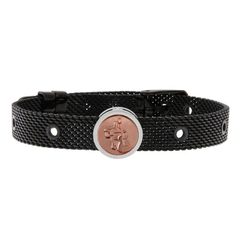Miesten rannekorut Talent Jewels TJA-4-03-02-2-215 Musta