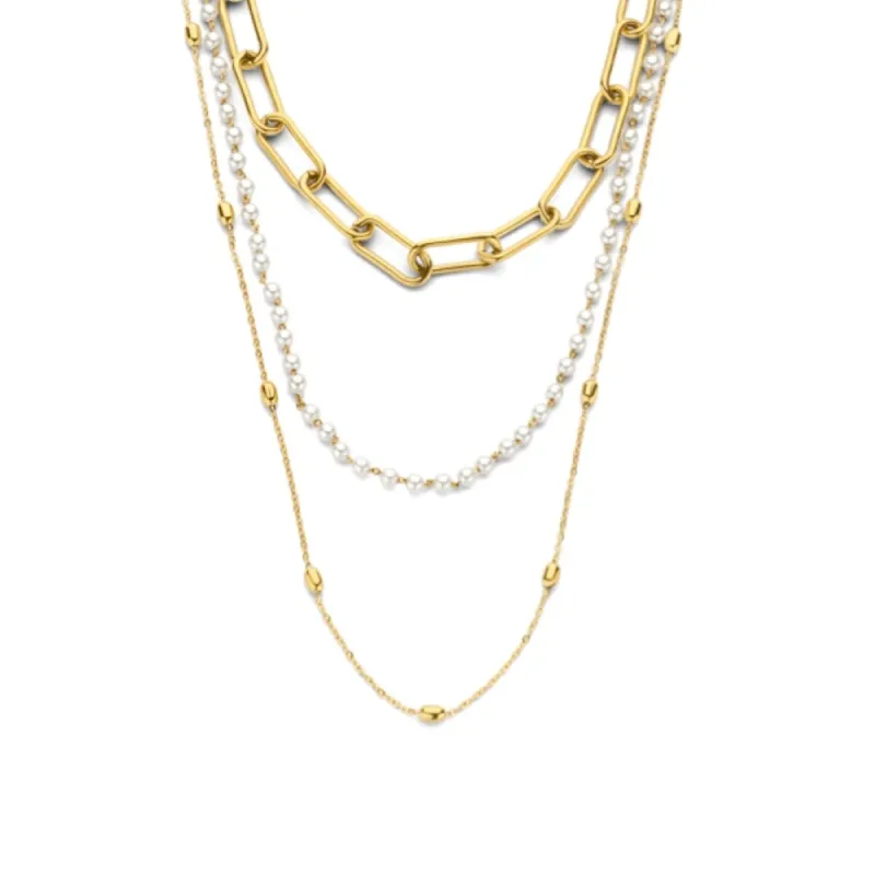 Женские цепочки CO88 Collection 8CN-26266 Позолоченный